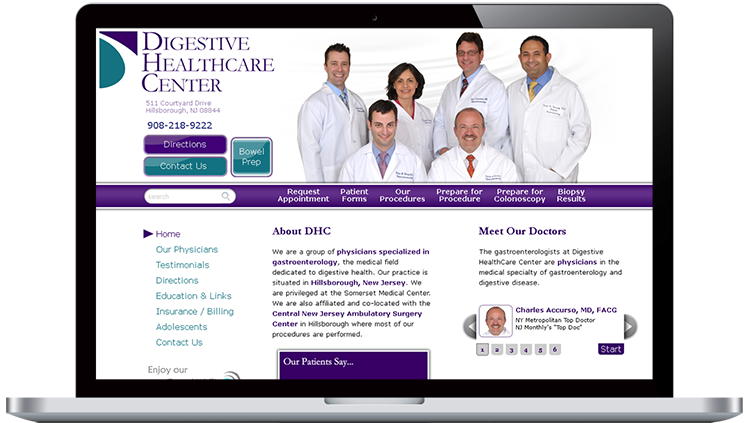 Featured Post Image - Digestive Health Web Design