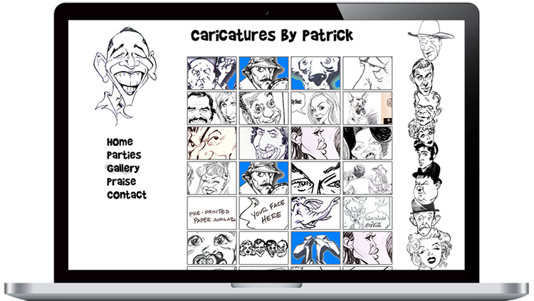 Featured Post Image - Caricatures by Patrick