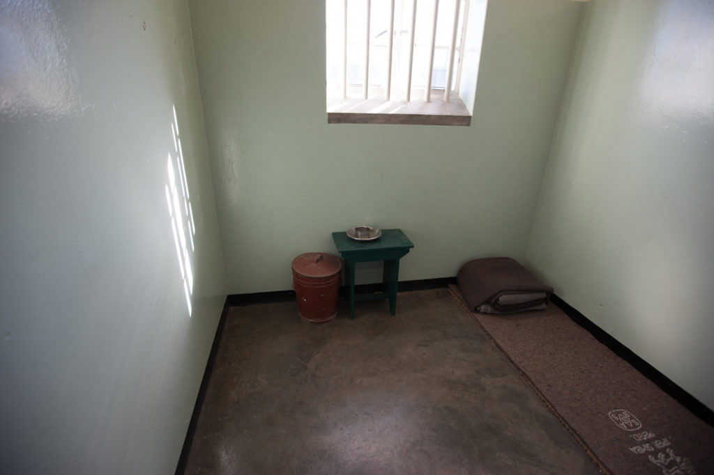 Nelson Mandela prison cell