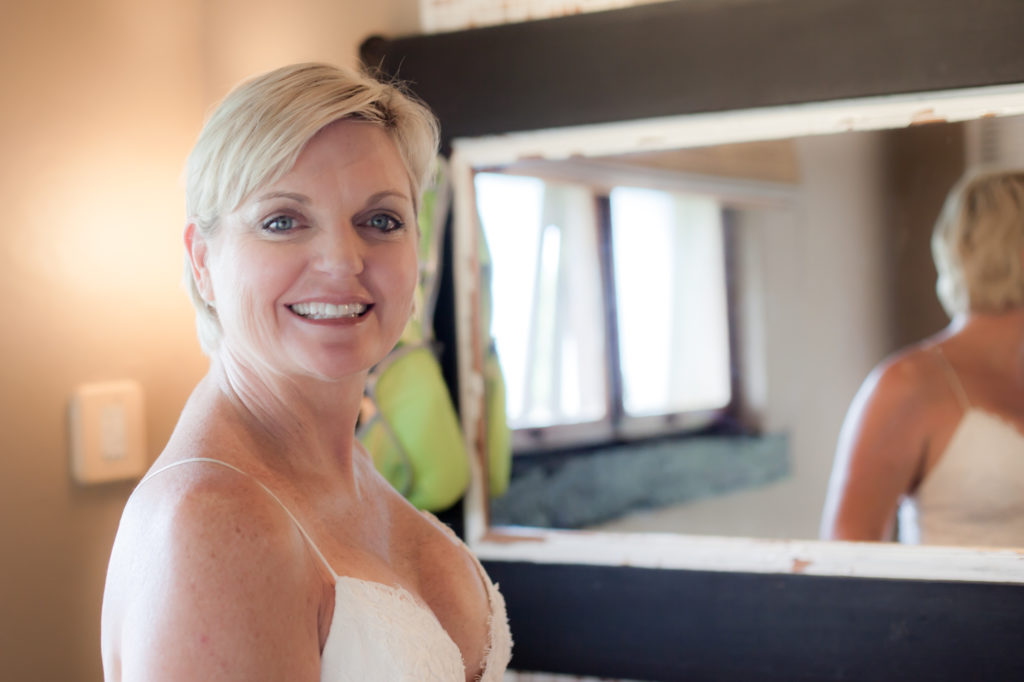Sheila pre-ceremony mirror, Wedding in South Africa