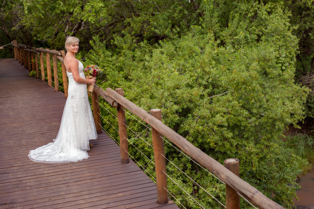 Bride at Madikwe River Lodge in South Africa