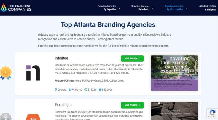 top atlanta branding agencies